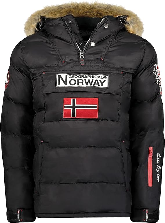Geographical Norway Padded Jacket Brice Padded Jacket Polyamide Black XXL