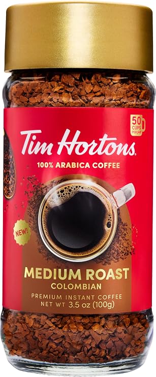 Tim Hortons Original Blend Instant Coffee 3.5oz Jar