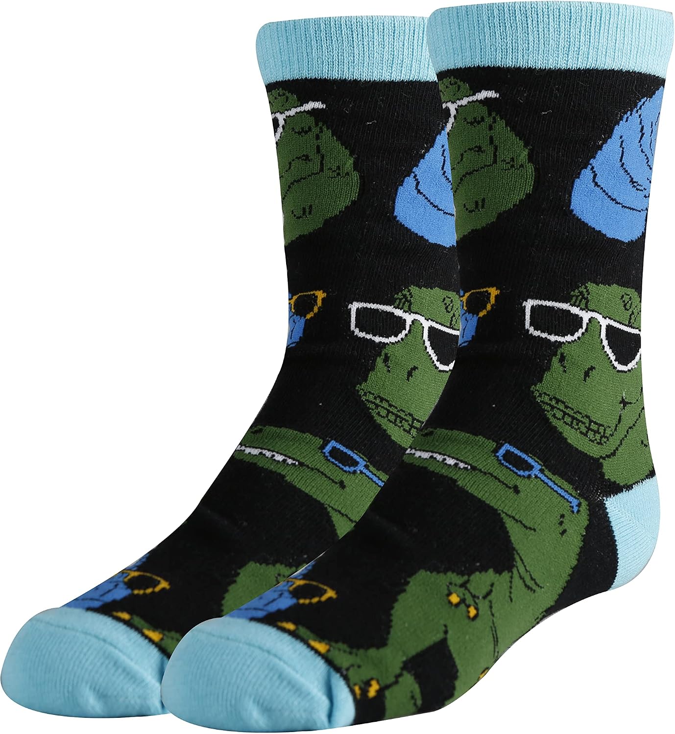 OoohYeah Kid's Novelty Crew Socks, Funny Crazy Silly Cool Casual Dress Socks for Boy and Girl