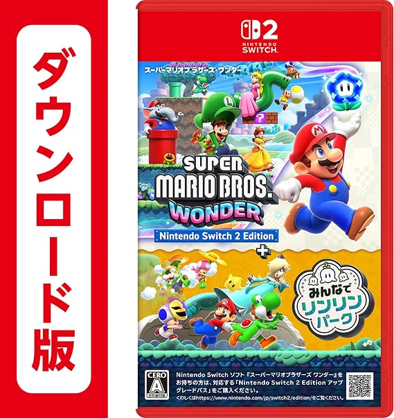 Super Mario Bros Wonder Nintendo Switch 2 Edition + Along Linlin Park | Online Code Edition