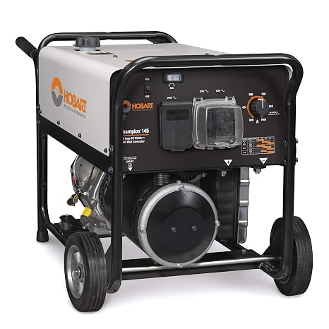 Engine-Driven Welder, Champion 145 Series, Recoil Start, Gas, 4,750 W Peak - 1 Each