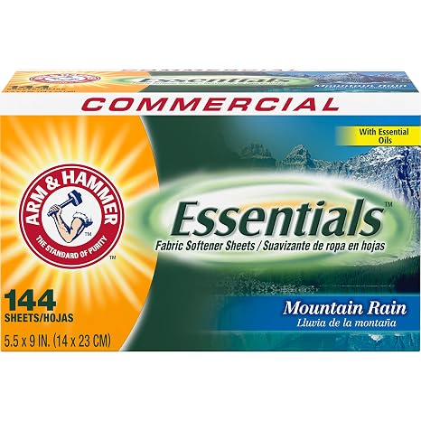 CDC3320000102, Essentials Fabric Softener Sheets, 864 / Carton, White