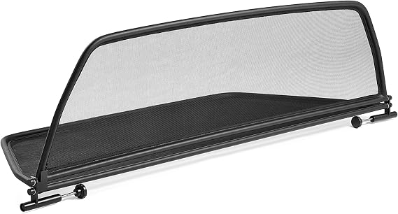 Generic Cabrio Wind Deflectors for BMW 3 Series E46 Convertible Black Clip On Car 2000-2007