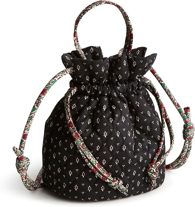 Vera Bradley Women's Premium Cotton Tilden Drawstring Crossbody