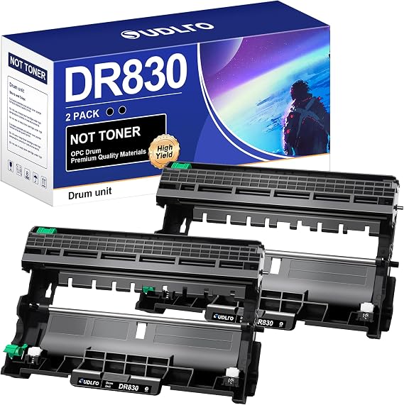DR830 Drum Unit Brother DR830 for DCP-L2640DW Printer DR 830 2 Pack
