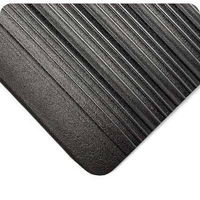 Wearwell 451.38x4x10BK Tuf Sponge Mat, 10 Length x 4 Width x 38 Thick, Black