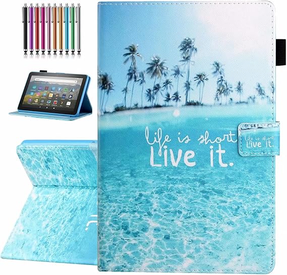 Case for Amazon Fire HD 10 & 10 Plus 10.1" - Beach