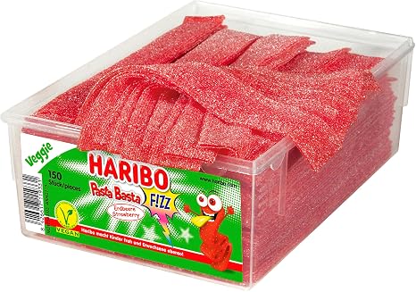 Haribo - Pasta Basta Strawberry Sour - Pack of 150