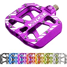 'JETCAT Mountain Bike Pedals - MTB Pedals Flat, Bicycle Pedals for BMX MTN Road Gravel EBike, BMX Pedals, Flat Pedals, Road Bike Pedals, Specialized Bike Pedals, BMX Parts, Metal Aluminum 9/16'''