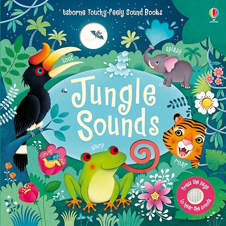 Jungle Sounds: An Interactive Usborne Book About Rainforest Animals for Children (Ages 3-5) (Sound Books)