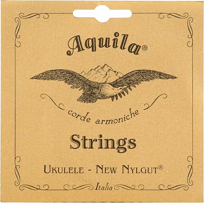 Aquila New Nylgut AQ-4 Soprano Ukulele Strings - High G 1 Set of 4