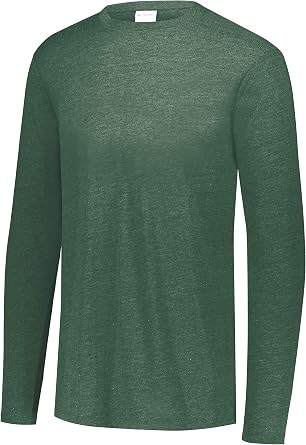 Augusta Sportswear Mens Tri-Blend Long Sleeve Crew