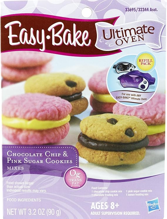 Easy Bake Ultimate Oven Chocolate Chip and Pink Sugar Cookies Refill Pack