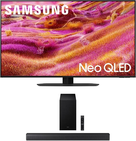 SAMSUNG QN50QN90FAFXZA 50 Inch Neo QLED 4K QN90F Vision AI Smart TV with a HW-B630F B-Series Soundbar 3.1 Ch and Subwoofer with Dolby Audio (2025)