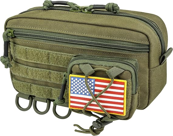 Tactical Molle Admin Pouch, Water-Resistant EDC Tool Bag