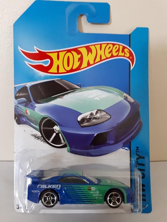 Hot Wheels 2014 HW City Toyota Supra 22/250, Blue