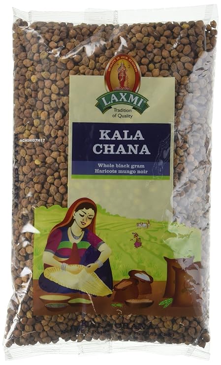 Laxmi, Kala Chana (Whole Black Grams), 1.8 Kilogram(kg)