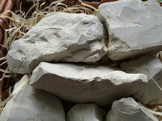 Green Edible Clay Chunks (lump) Natural for Eating (Food), 4 oz (113 g)