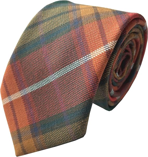 Great British Tie Club Men's Buchanan Scottish Tartan Neck Tie