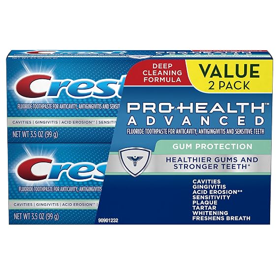 Crest Pro-Health Advanced Gum Protection Toothpaste, 3.5oz, Twin Pack