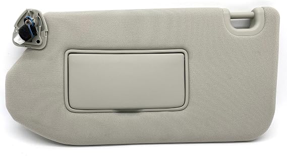 Ezzy Auto Gray Left Driver Side Sun Visor Compatible with Nissan Pathfinder Infiniti QX60 JX35 with Sunroof 96401-9PB0A
