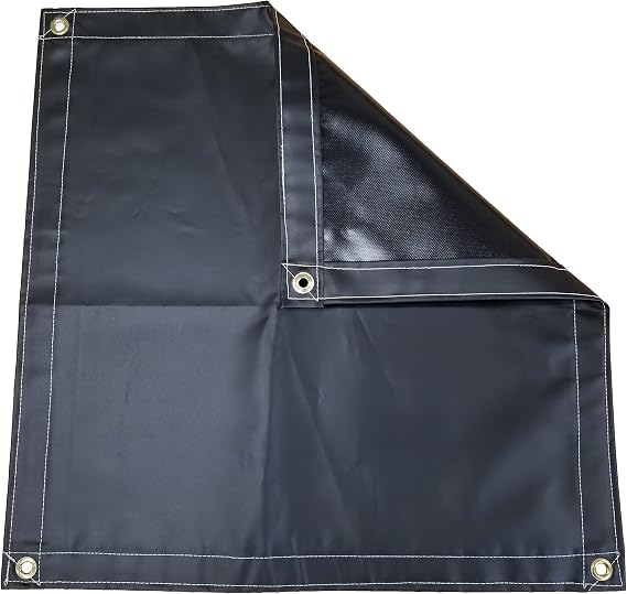 5 Ft. x 7 Ft. Black 18 Oz. Vinyl Tarp