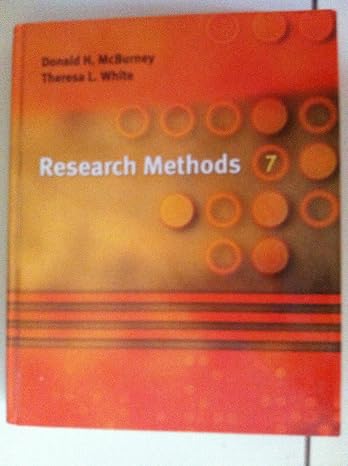 Research Methods, 7th Edition